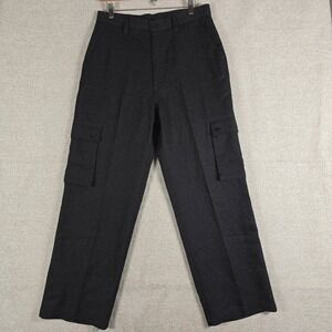 ODO Cargo Pants Mens 32x30 Black Polyester Techwear Tactical Streetwear‎ Y2K